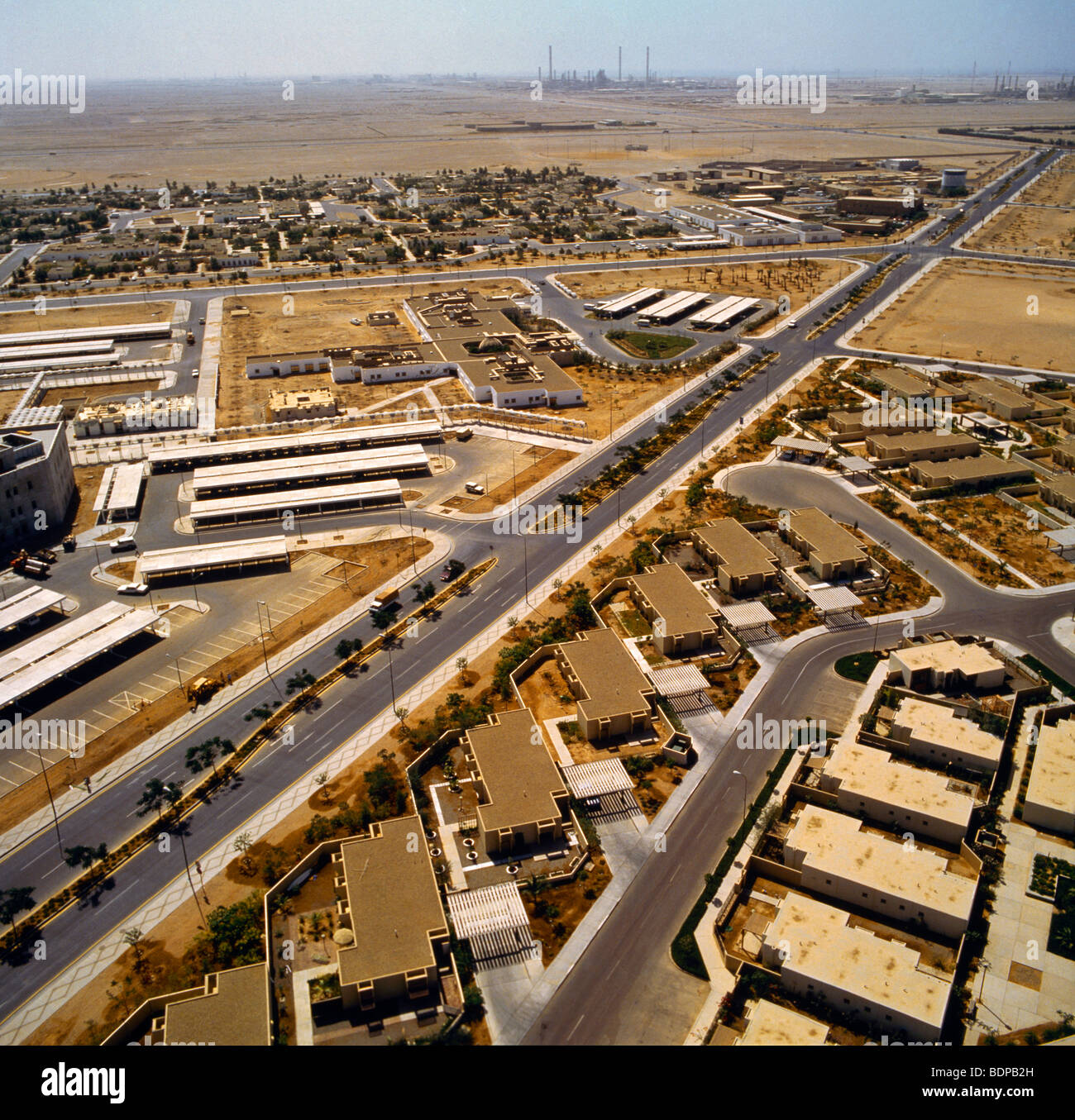 Yanbu Saudi Arabia Aerial Of City Stock Photo