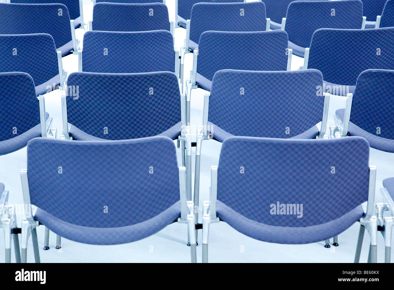 Rows of chairs Stock Photo