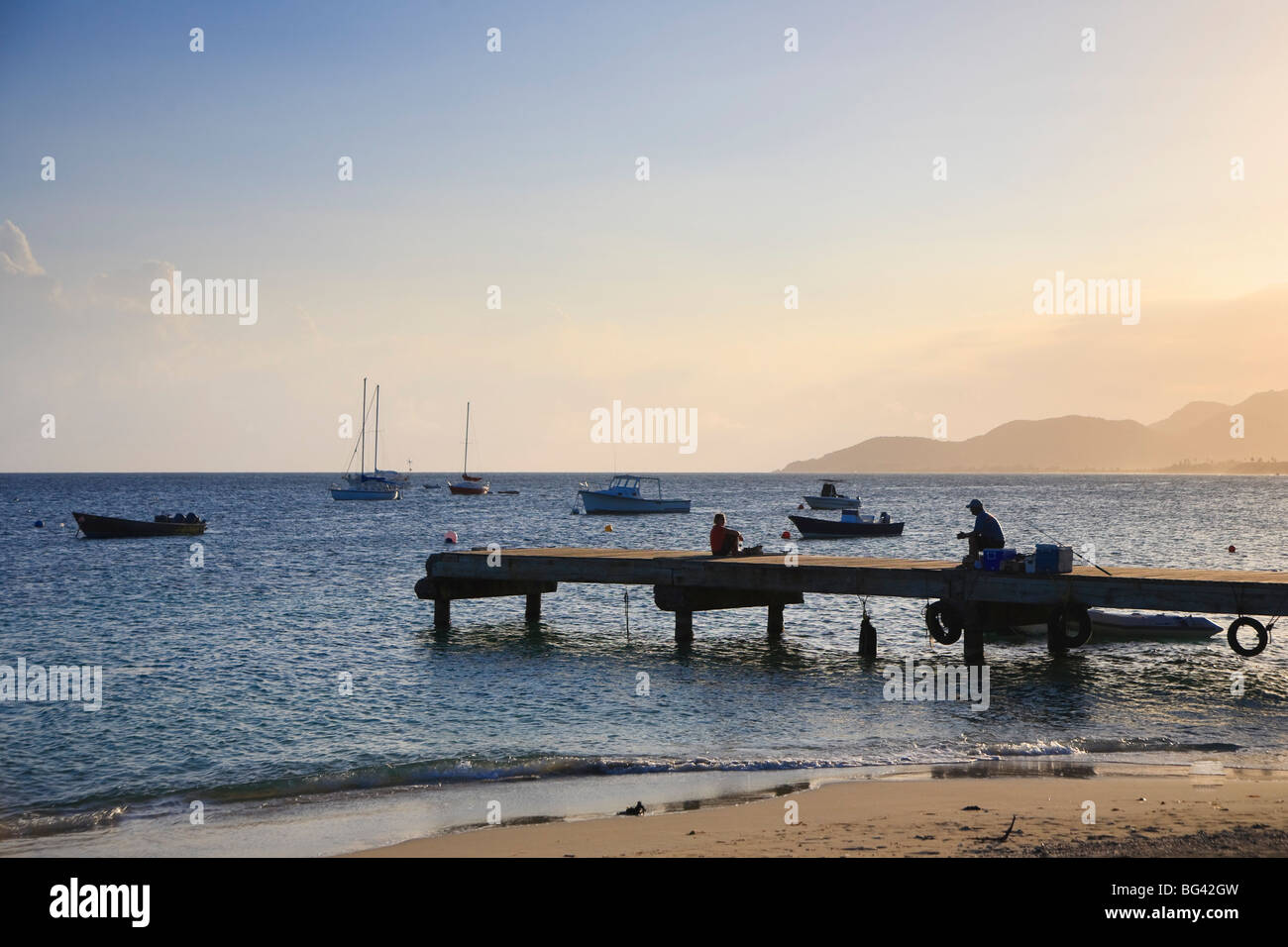 Puerto Rico, Vieques Island, Esperanza Bay Stock Photo