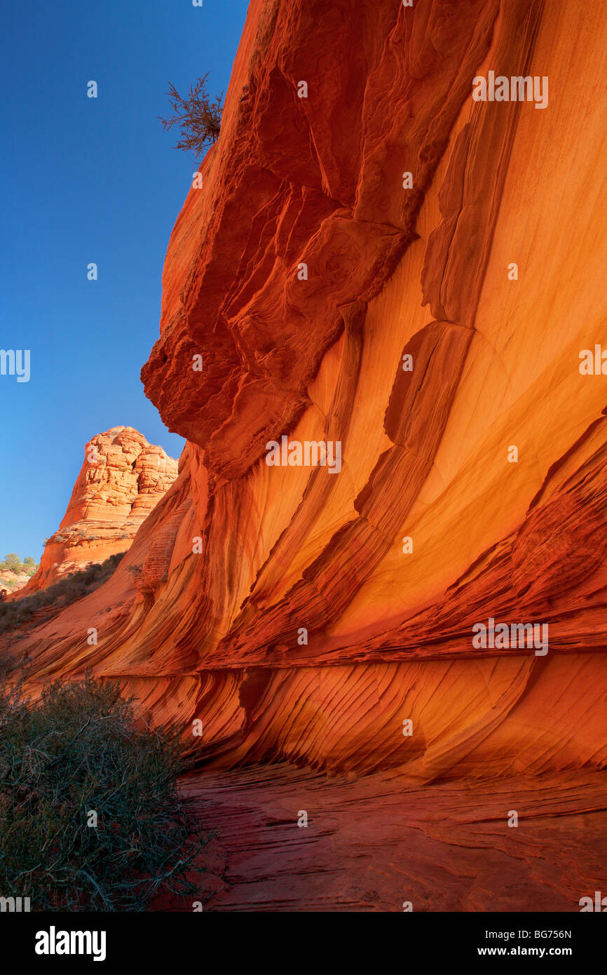 Rock formations in the Vermilion Cliffs National Monument, Arizona Stock Photo