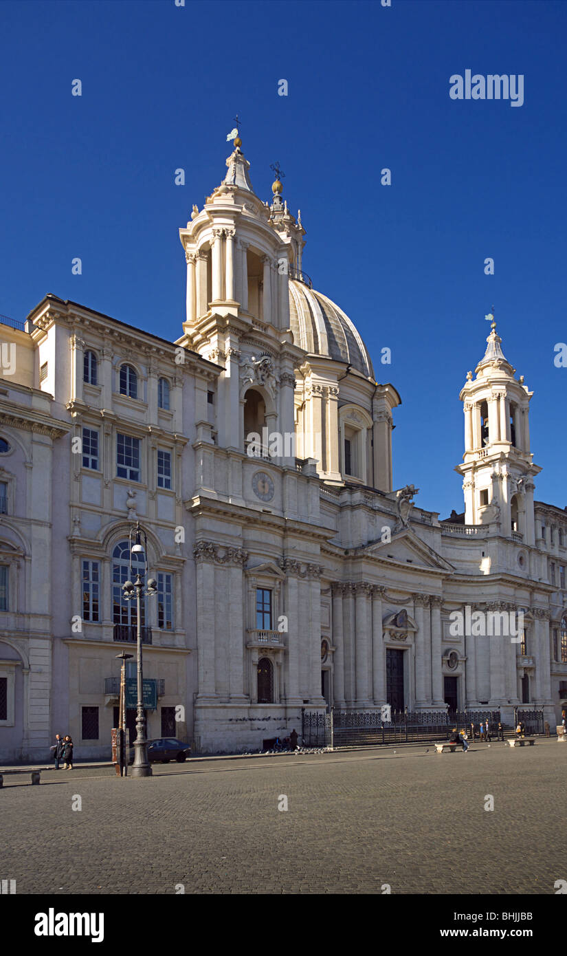 Sant' Agnese Basilica Rome Stock Photo