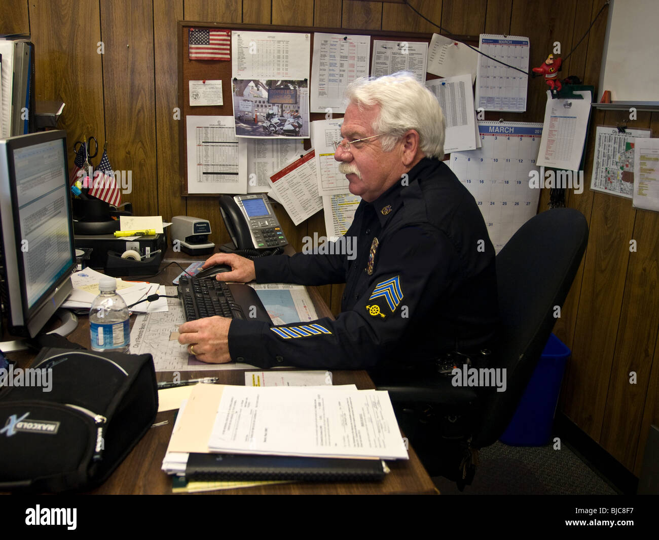 Police Station Desk