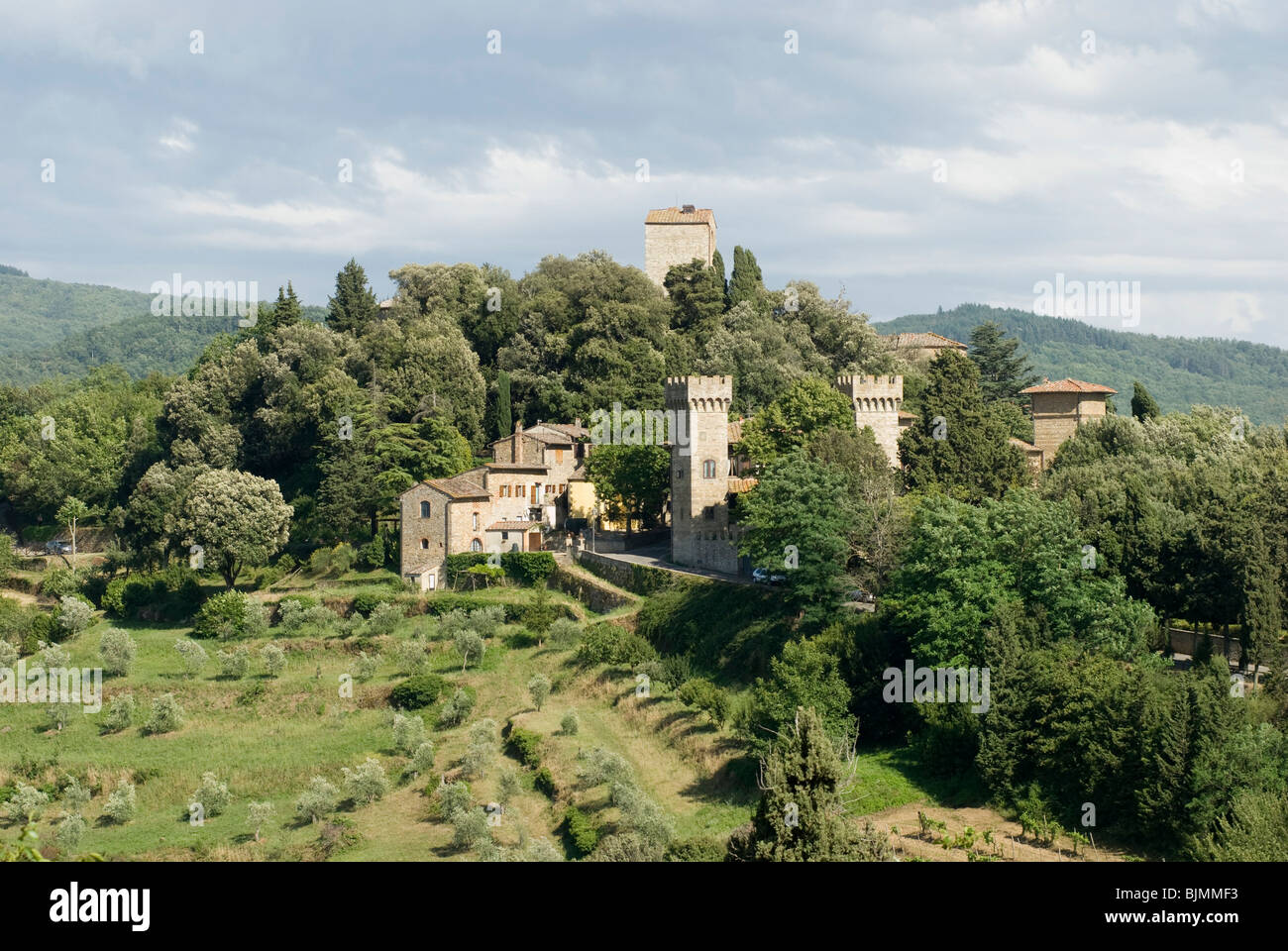 Italien, Toskana, Chianti, Panzano | Italy, Tuscany, Chianti, Panzano Stock Photo