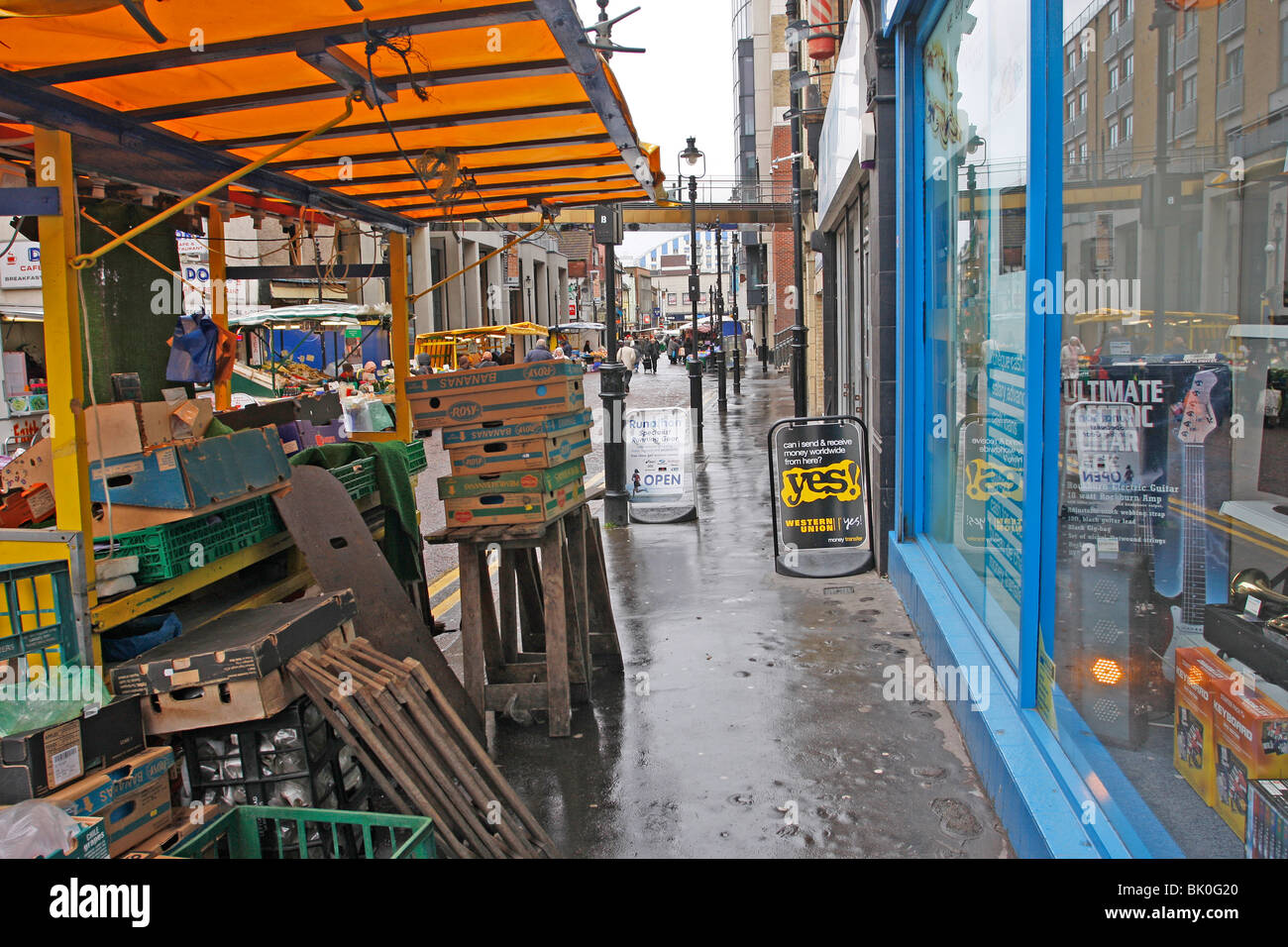 Market stall Stock Photo