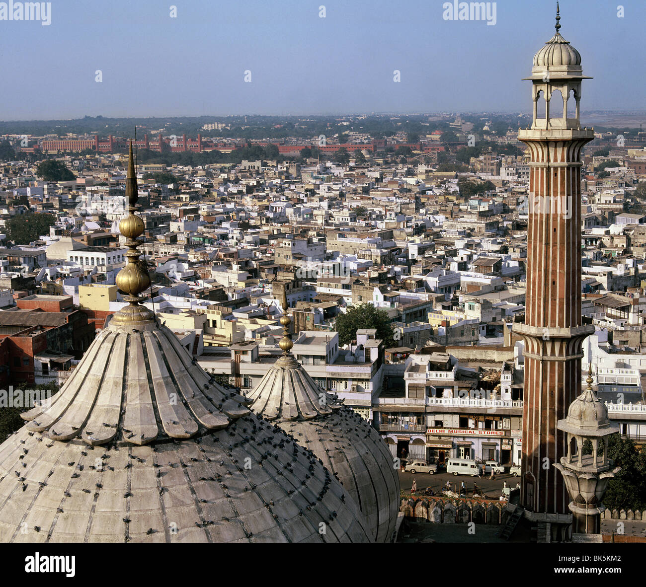 Jama Masjid in Old Delhi, India, Asia Stock Photo