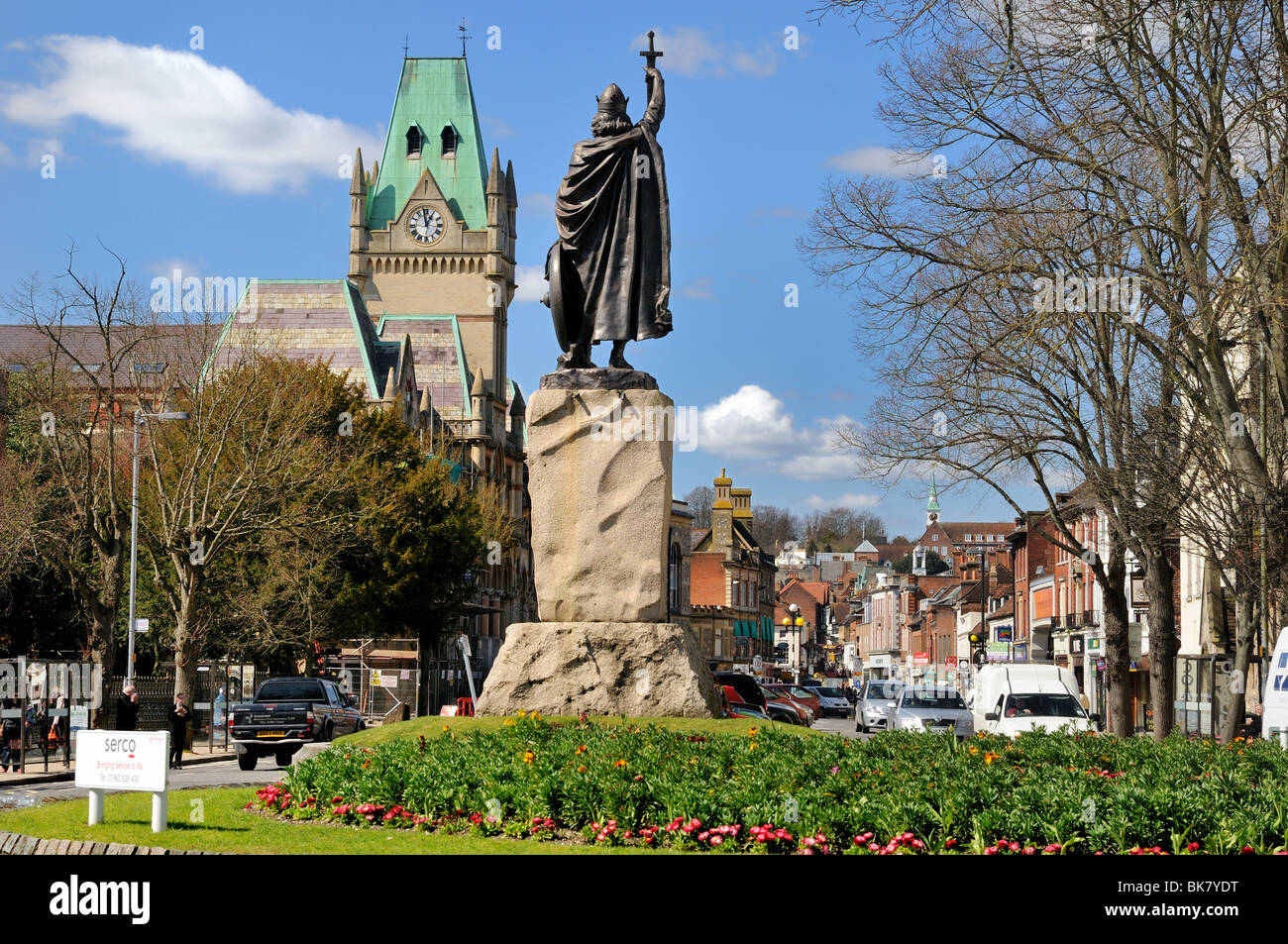 Winchester City centre Stock Photo