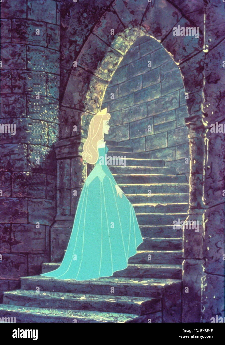 SLEEPING BEAUTY (ANI - 1959) ANIMATED CREDIT DISNEY SLPB 029 Stock Photo