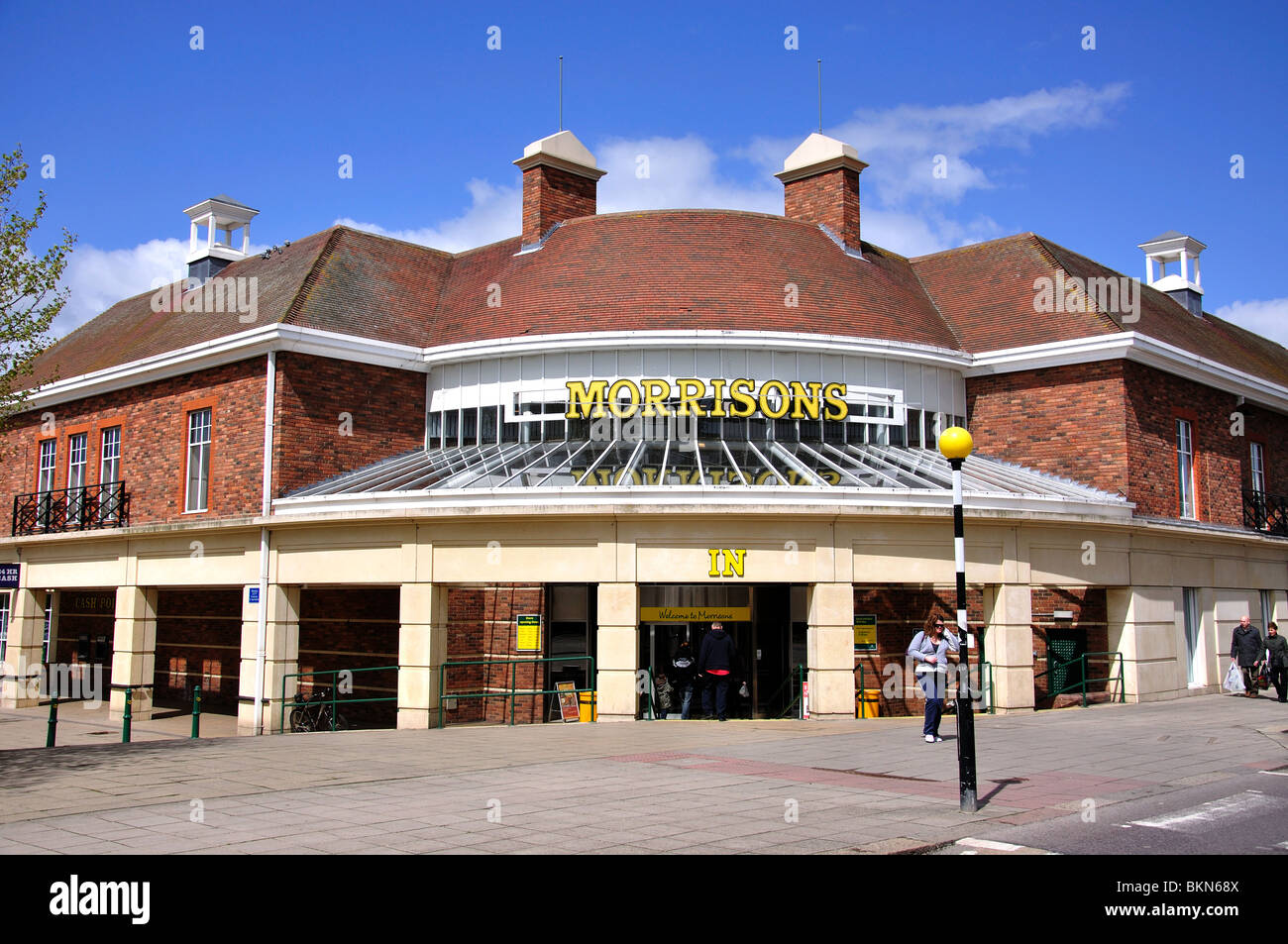 Morrisons Supermarket, Broadway, Letchworth Garden City, Hertfordshire, England, United Kingdom Stock Photo