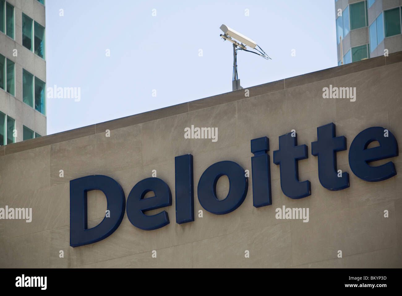 Deloitte corporate office is seen in Toronto Stock Photo