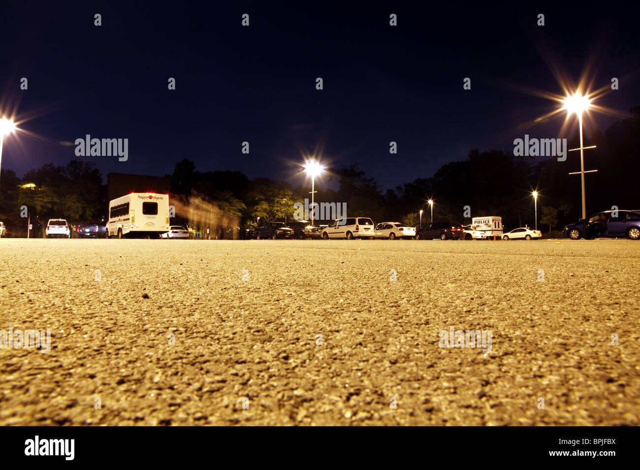 Carpark. America Stock Photo