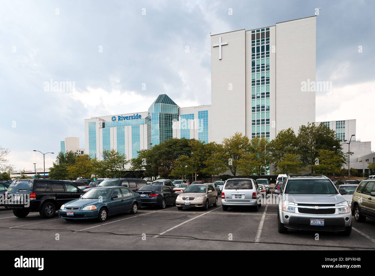 Riverside Methodist Hospital located in Columbus Ohio Stock Photo