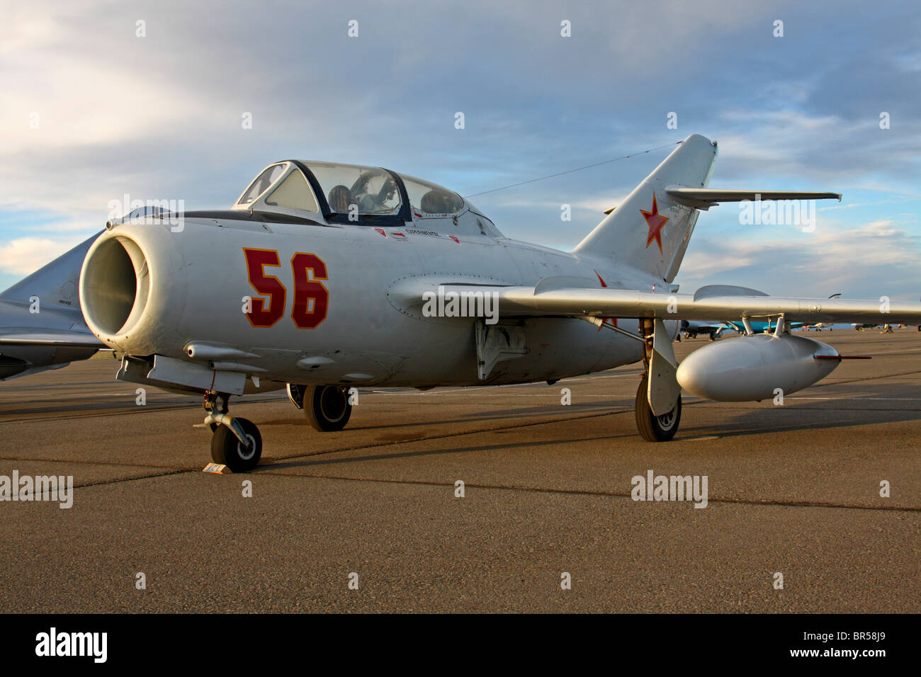 Mig 17 trainer variant Stock Photo