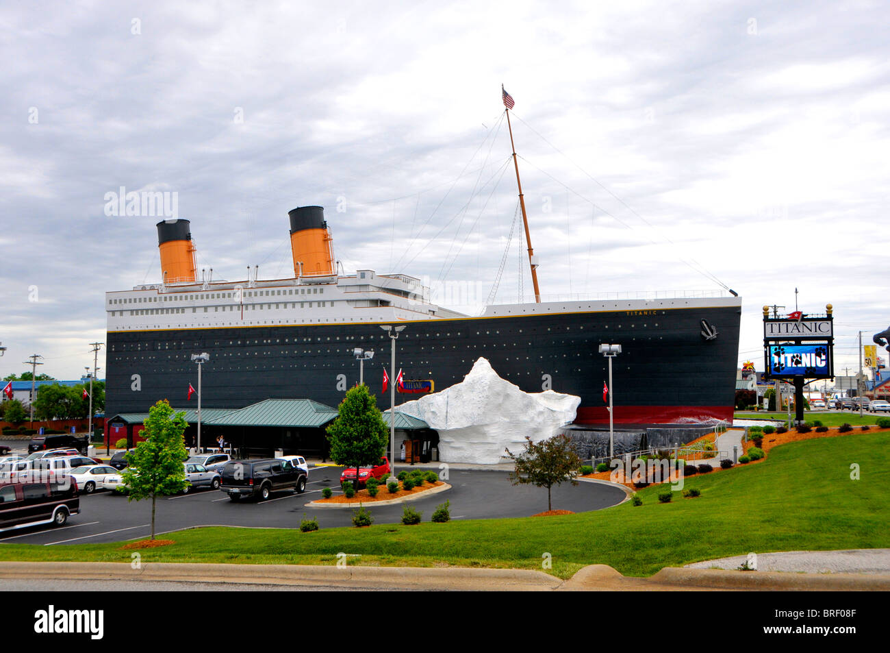 Titanic Ship Branson Missouri Titanic ship landmark Stock Photo