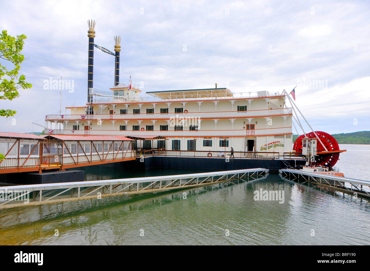 Showboat Branson Belle White River Landing Missouri Stock Photo