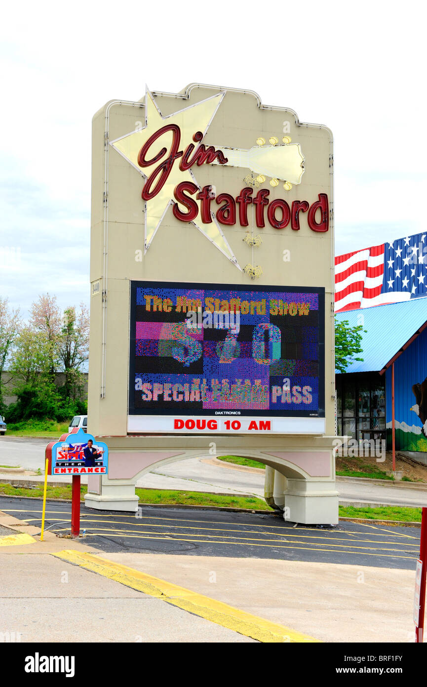 Jim Stafford Theater Branson Missouri Stock Photo