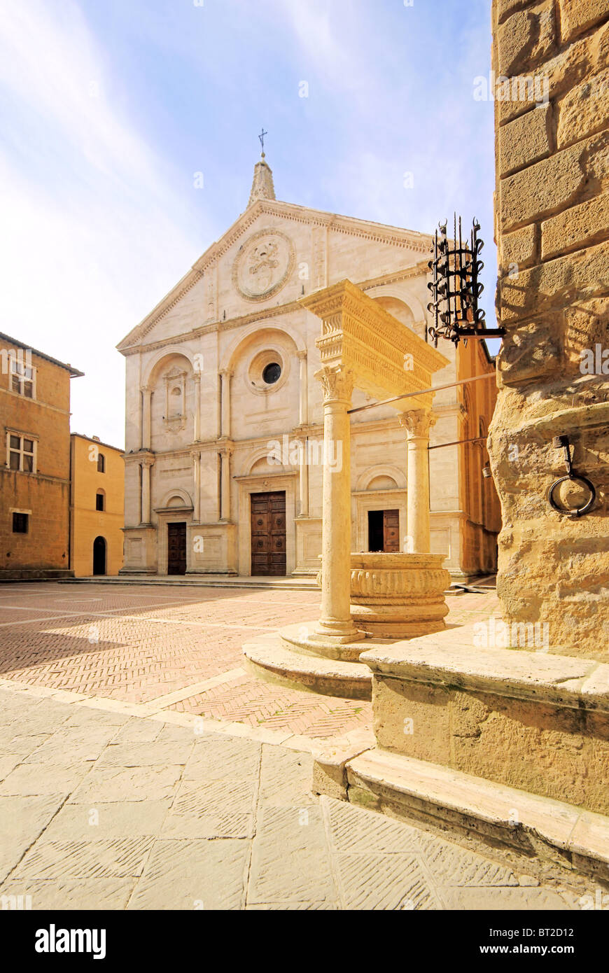 Pienza Kathedrale - Pienza cathedral 05 Stock Photo