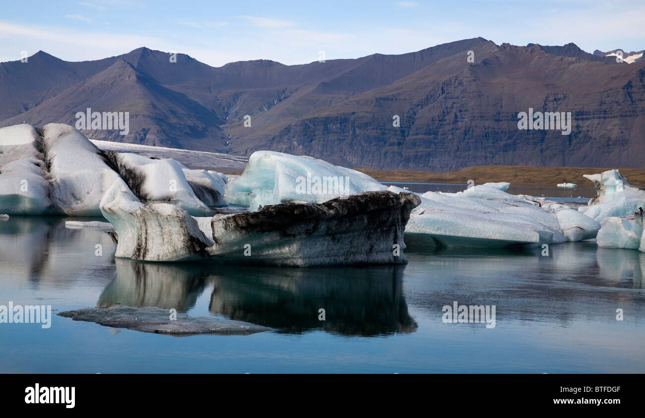 Glacial Lagoon at Jokulsarlon 2 Stock Photo