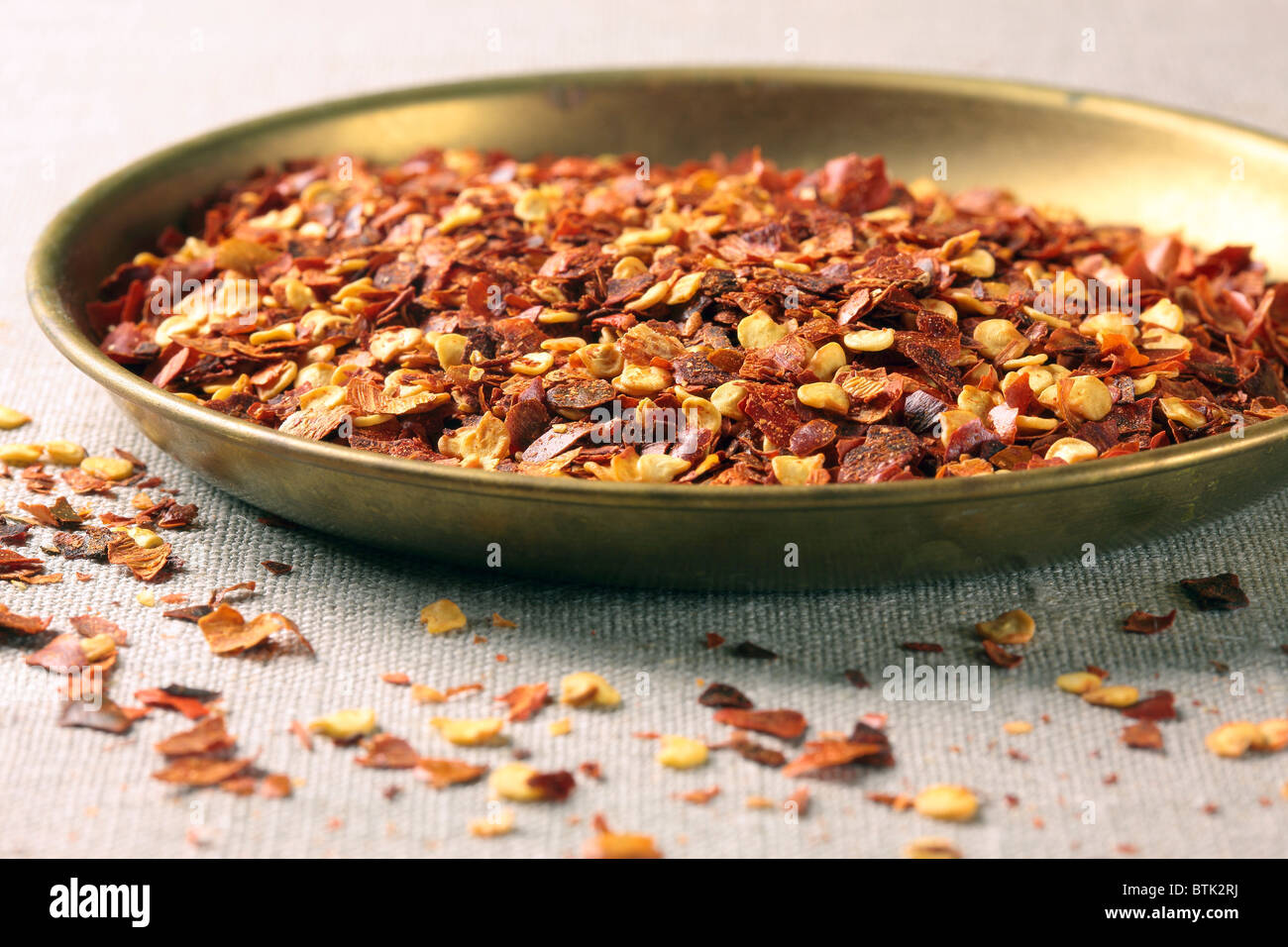 Chili Flakes Stock Photo