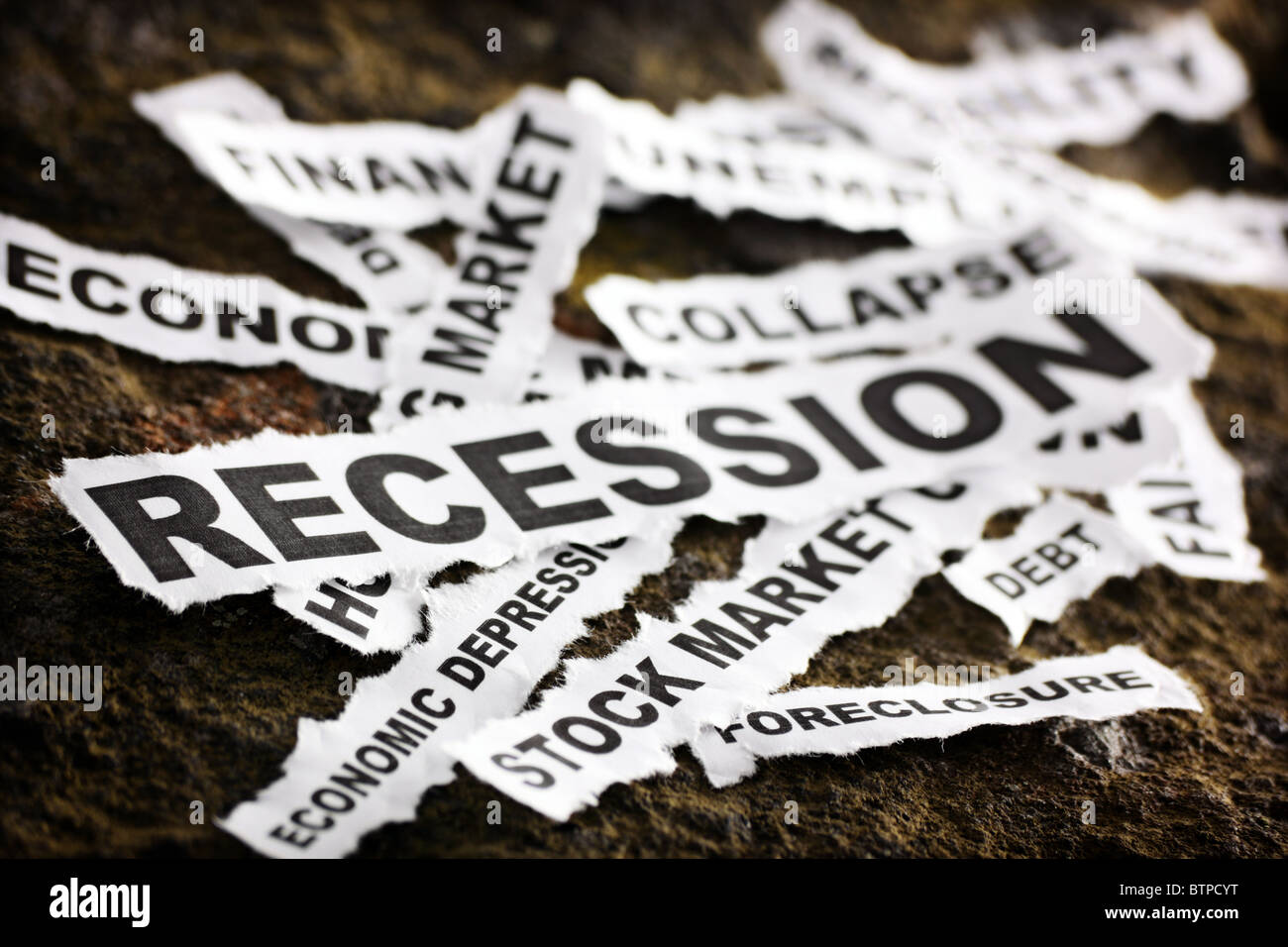 Recession Stock Photo