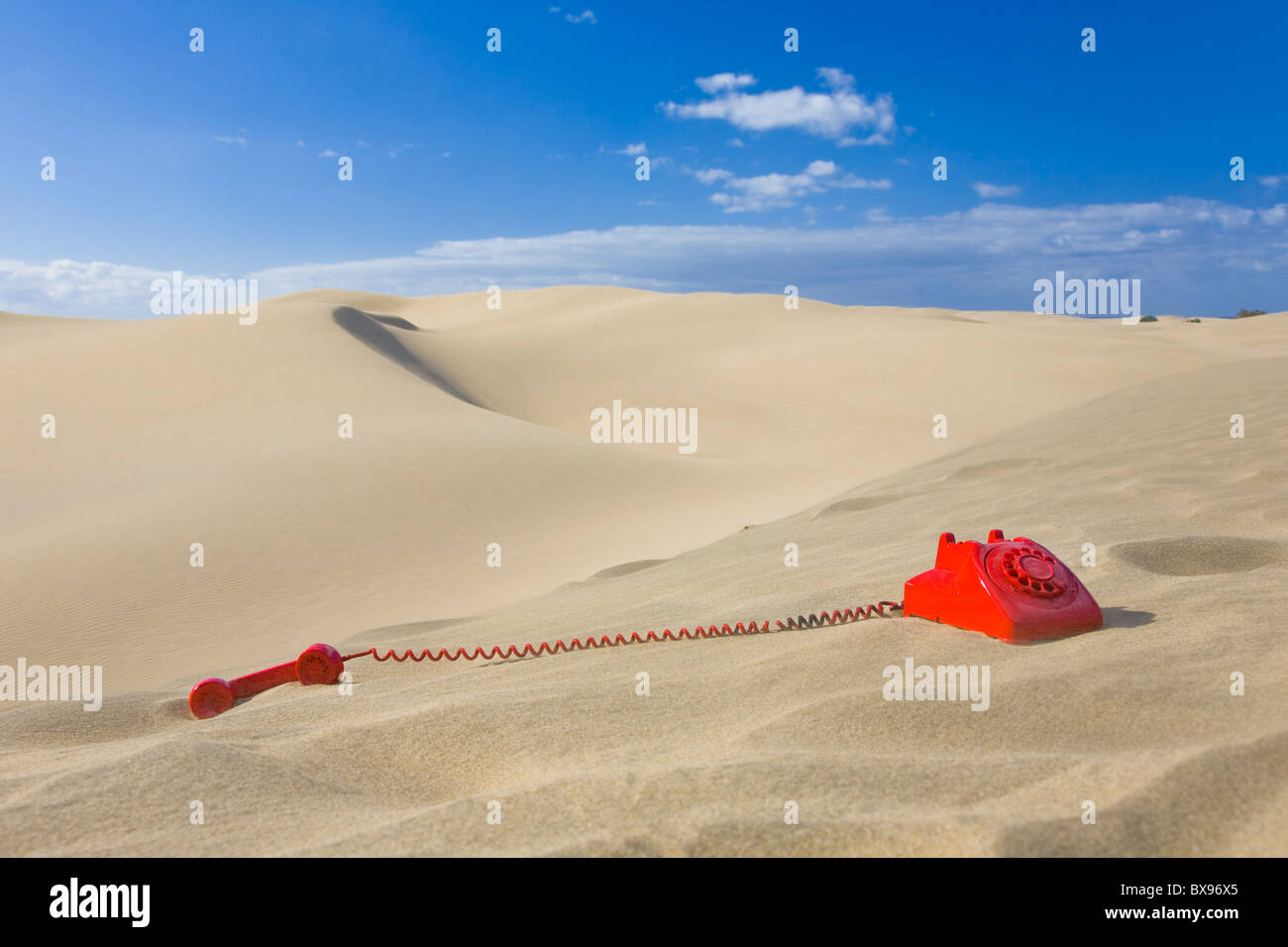 The Red Phone Must Be Answered Stock Photo