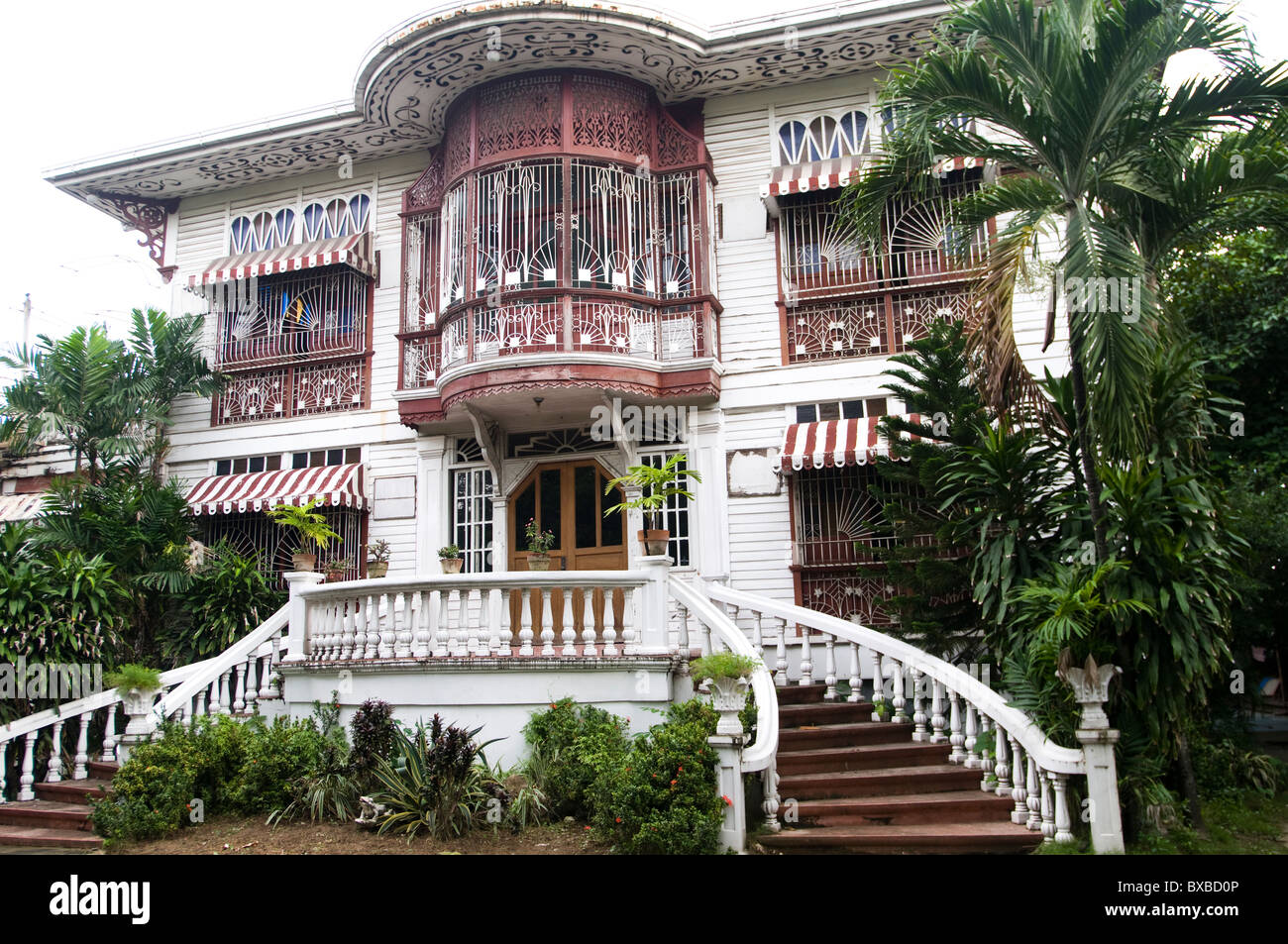 derelict mansion, uptown, cebu city, philippines Stock Photo