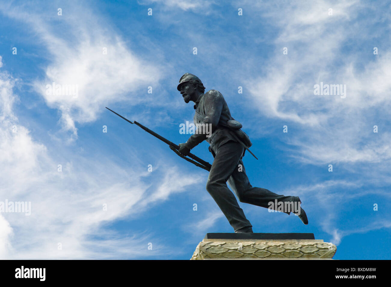 Minnesota memorial at Gettysburg National Memorial Park Stock Photo