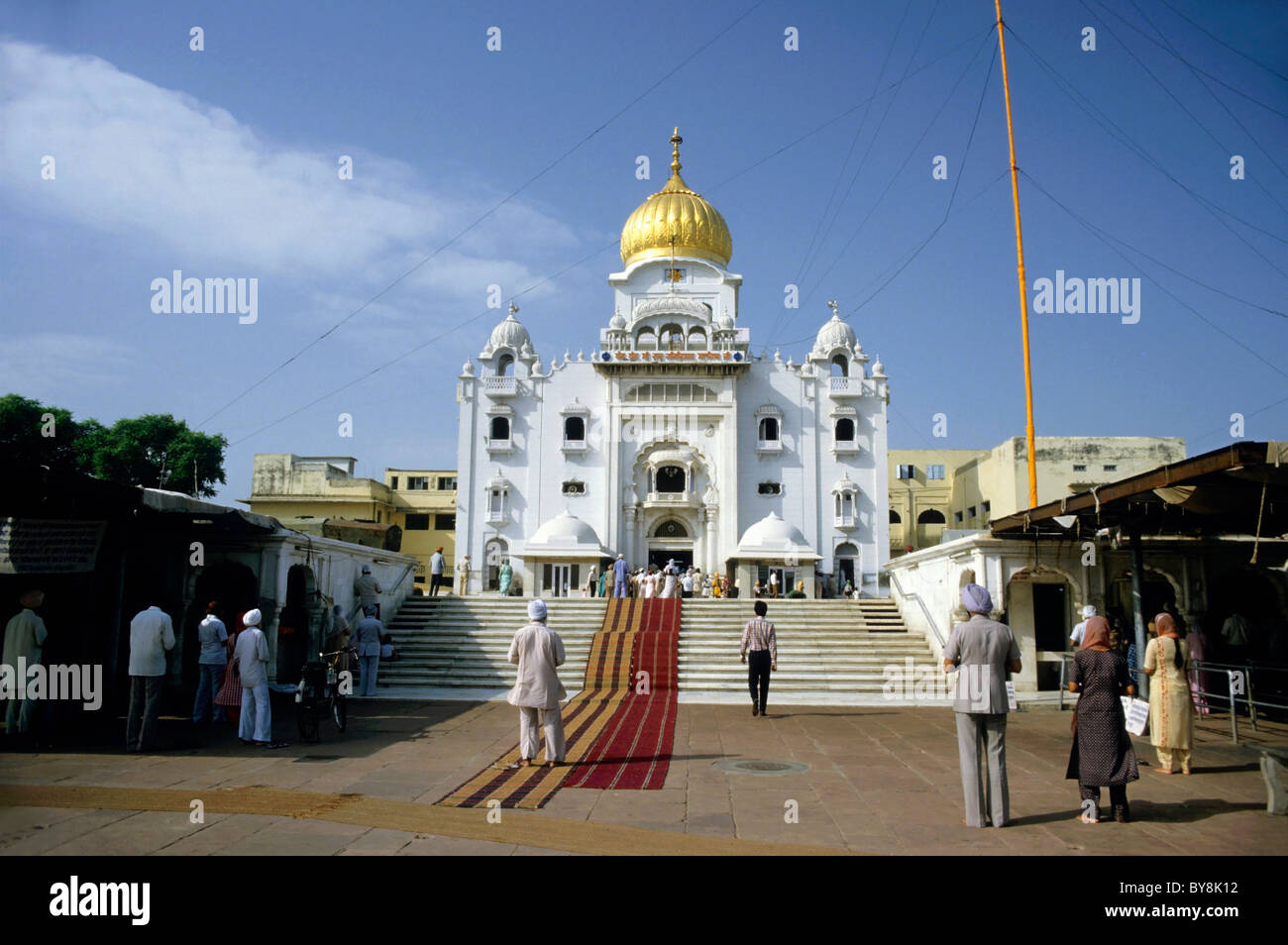 A Sikh temple, Delhi, India Stock Photo