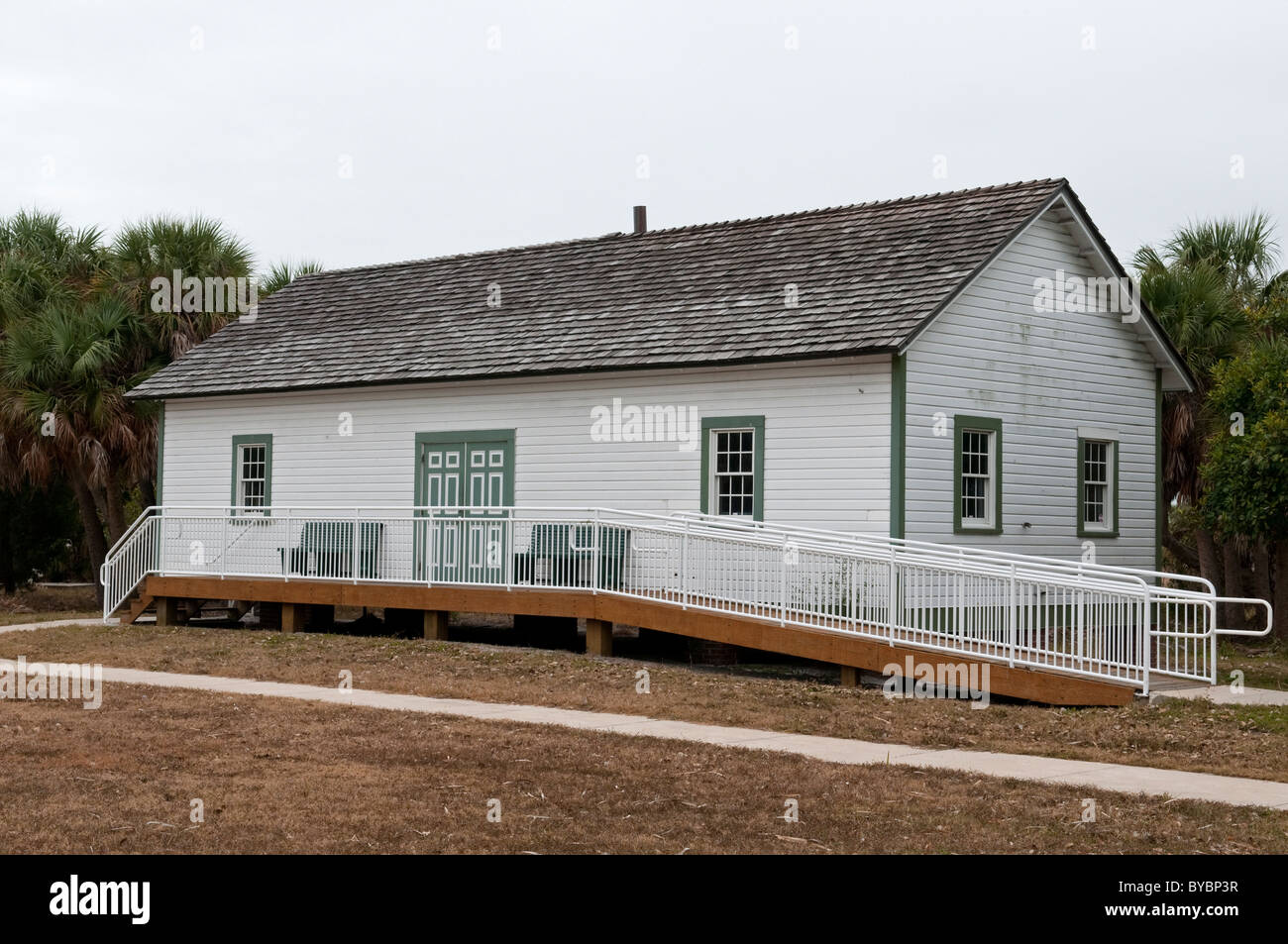 Fort de Soto: Quartermaster Storehouse Museum, Fort de Soto, Florida, USA Stock Photo