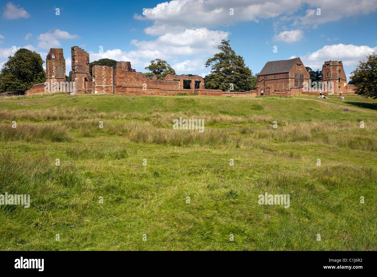 Bradgate Park, Leicester - Bradgate House ruins, Leicestershire, England Stock Photo