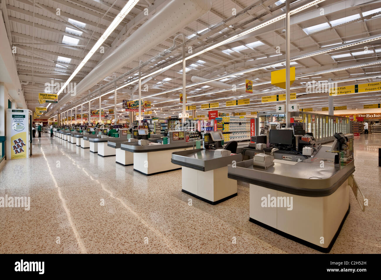 Morrisons supermarket in Borehamwood, Hertfordshire. Stock Photo