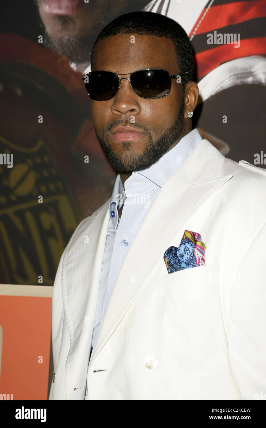 Braylon Edwards Braylon Edwards Quater Century  Birthday ' Baller's Bash ' at Tryst Nightclub at The Wynn Hotel and Casino Stock Photo