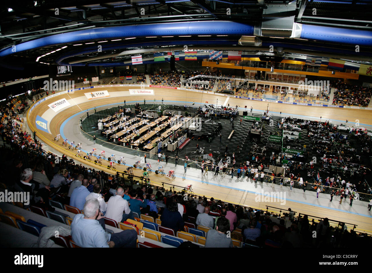 Men's Omnium Points Race UCI Track Cycling World Championships Apeldoorn netherlands 25 March 2011 Stock Photo