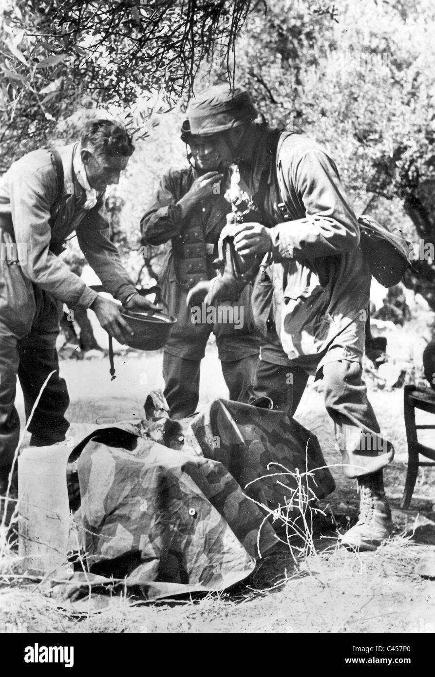 Second World War - Greece - Crete Stock Photo