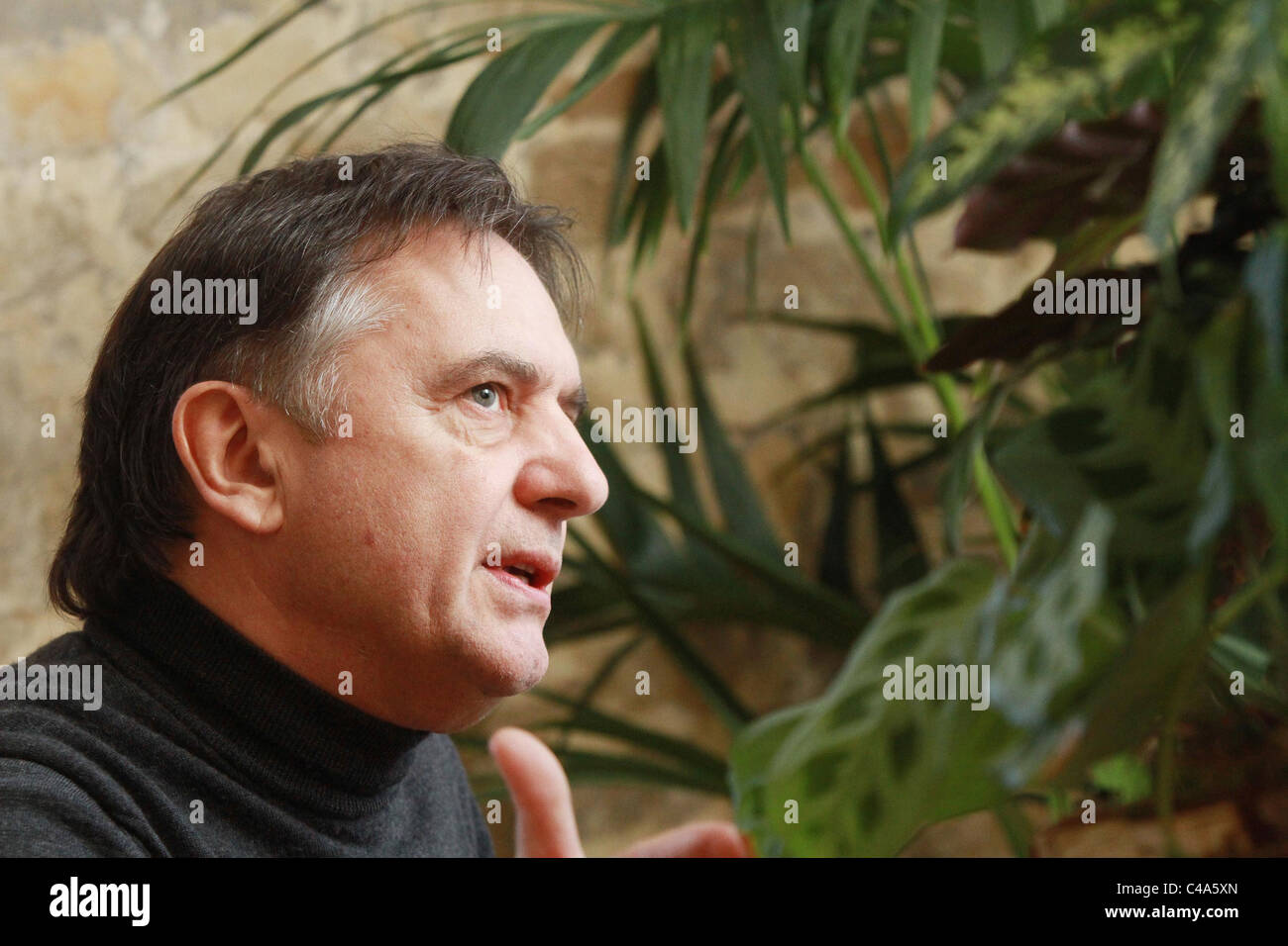 Raymond Blanc at Le Manoir in Great Milton, Tuesday February 8th 2011. Stock Photo