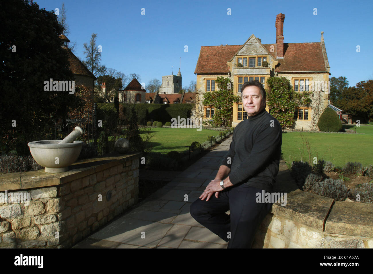 Raymond Blanc at Le Manoir in Great Milton, Tuesday February 8th 2011. Stock Photo