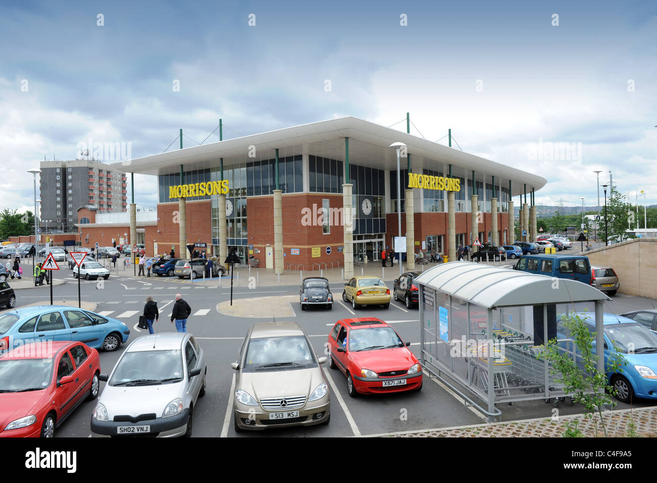 Wednesbury Morrisons Supermarket West Midlands England Uk Stock Photo