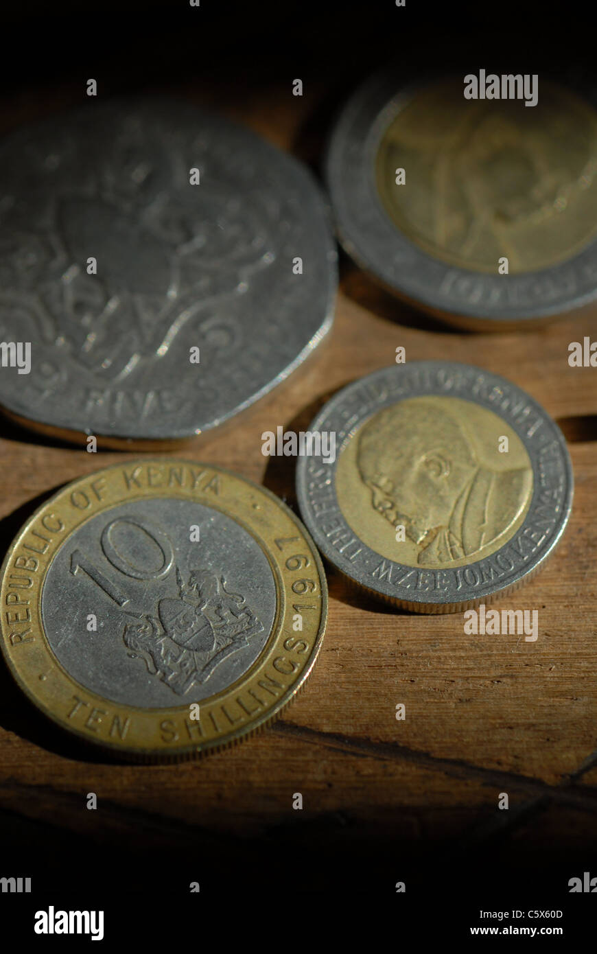 Kenyan shilling. Stock Photo