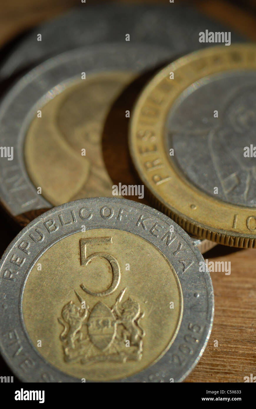 Kenyan shilling. Stock Photo