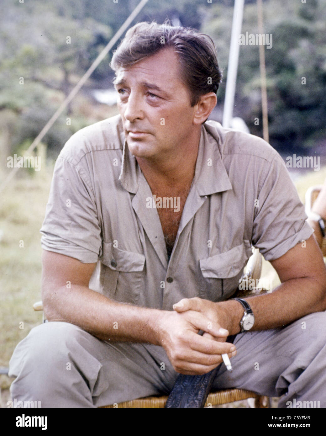 ROBERT MITCHUM (1917-1997) US film actor Stock Photo