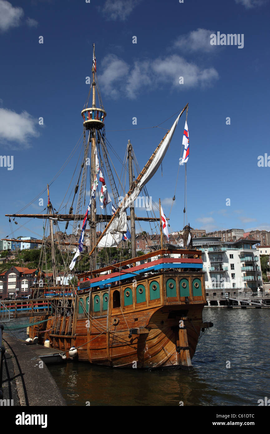 The Matthew, Bristol docks, England Stock Photo