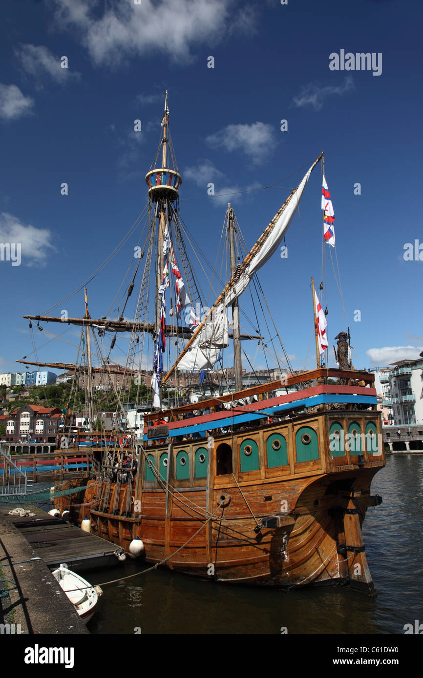 The Matthew, Bristol docks, England Stock Photo