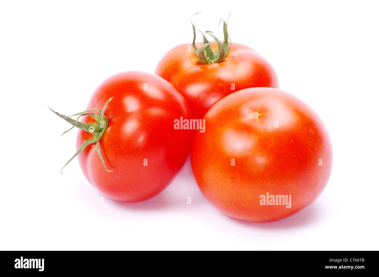 tomato isolated on white background Stock Photo