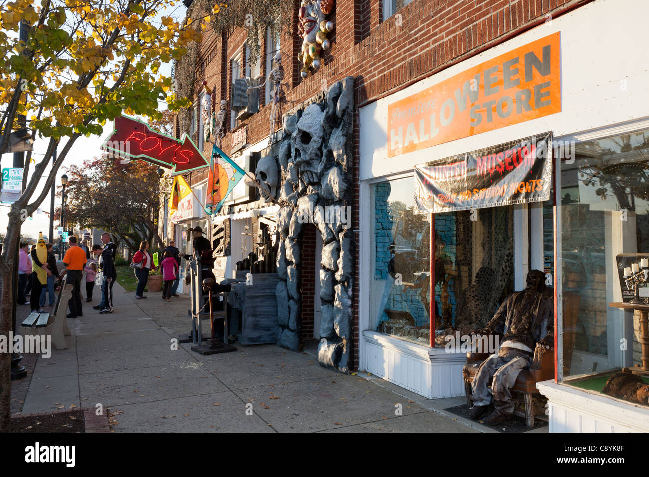 Foy's Halloween store in Dayton, Ohio. Stock Photo