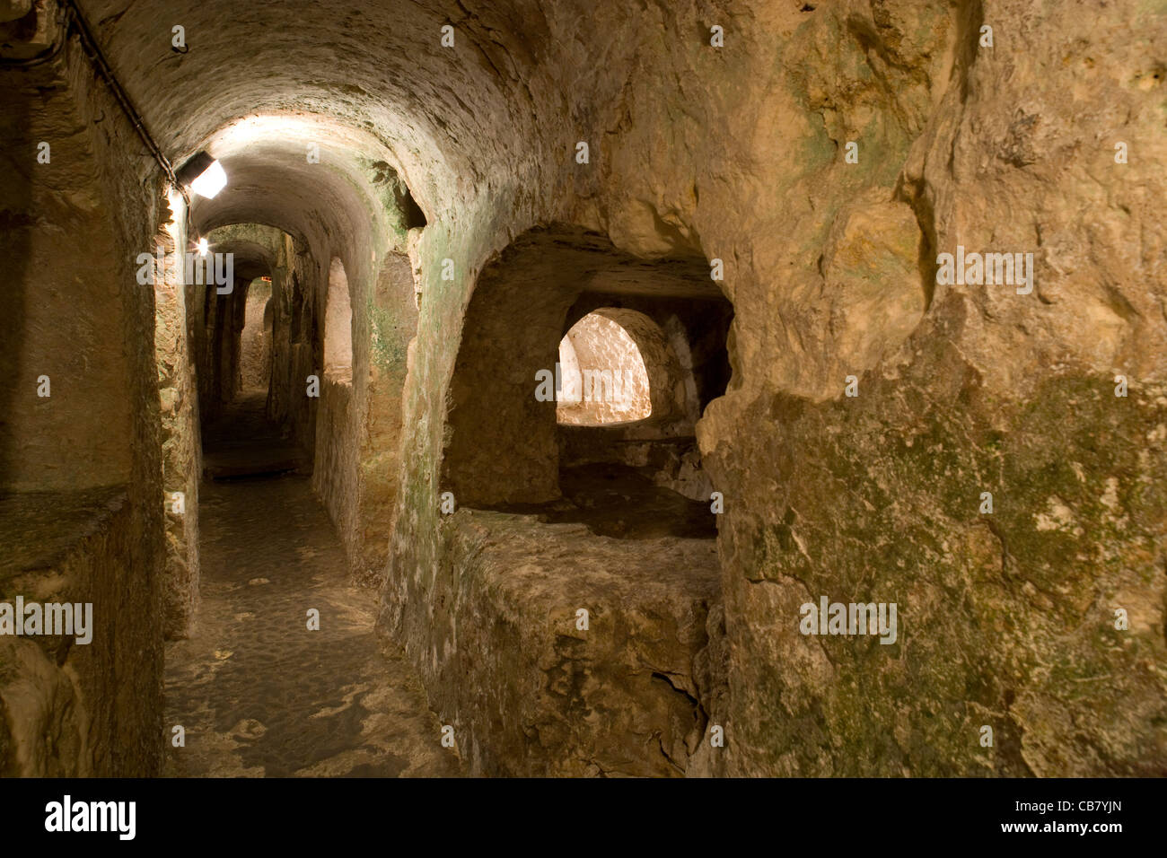 Rabat : St. Paul's Catacombs Stock Photo