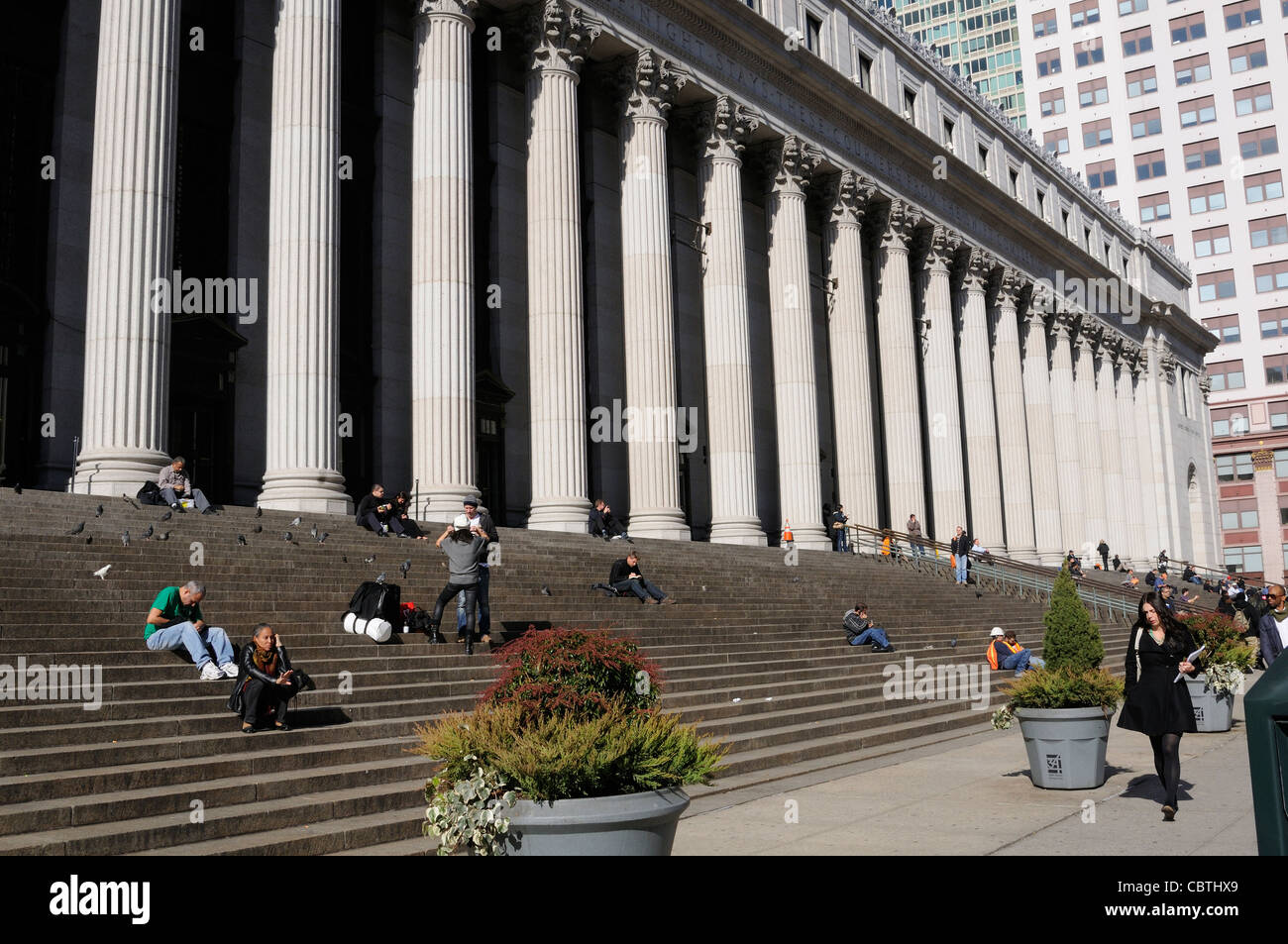 General Post Office on Eighth Ave Manhattan New York USA Stock Photo