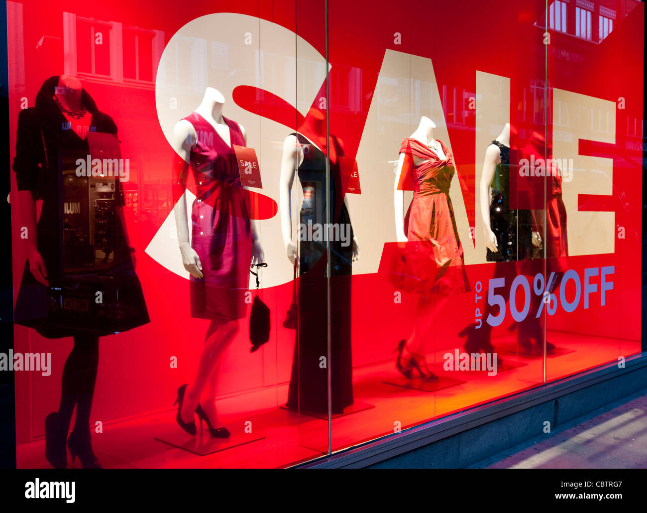 Sales at Hobbs clothes shop, London, England, UK Stock Photo