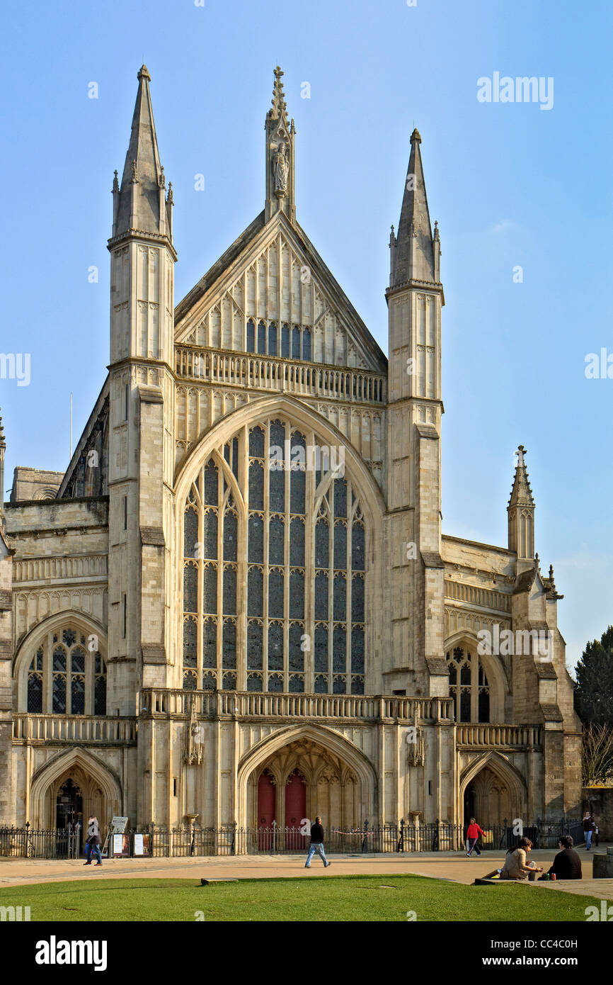 UK Winchester The Cathedral Stock Photo