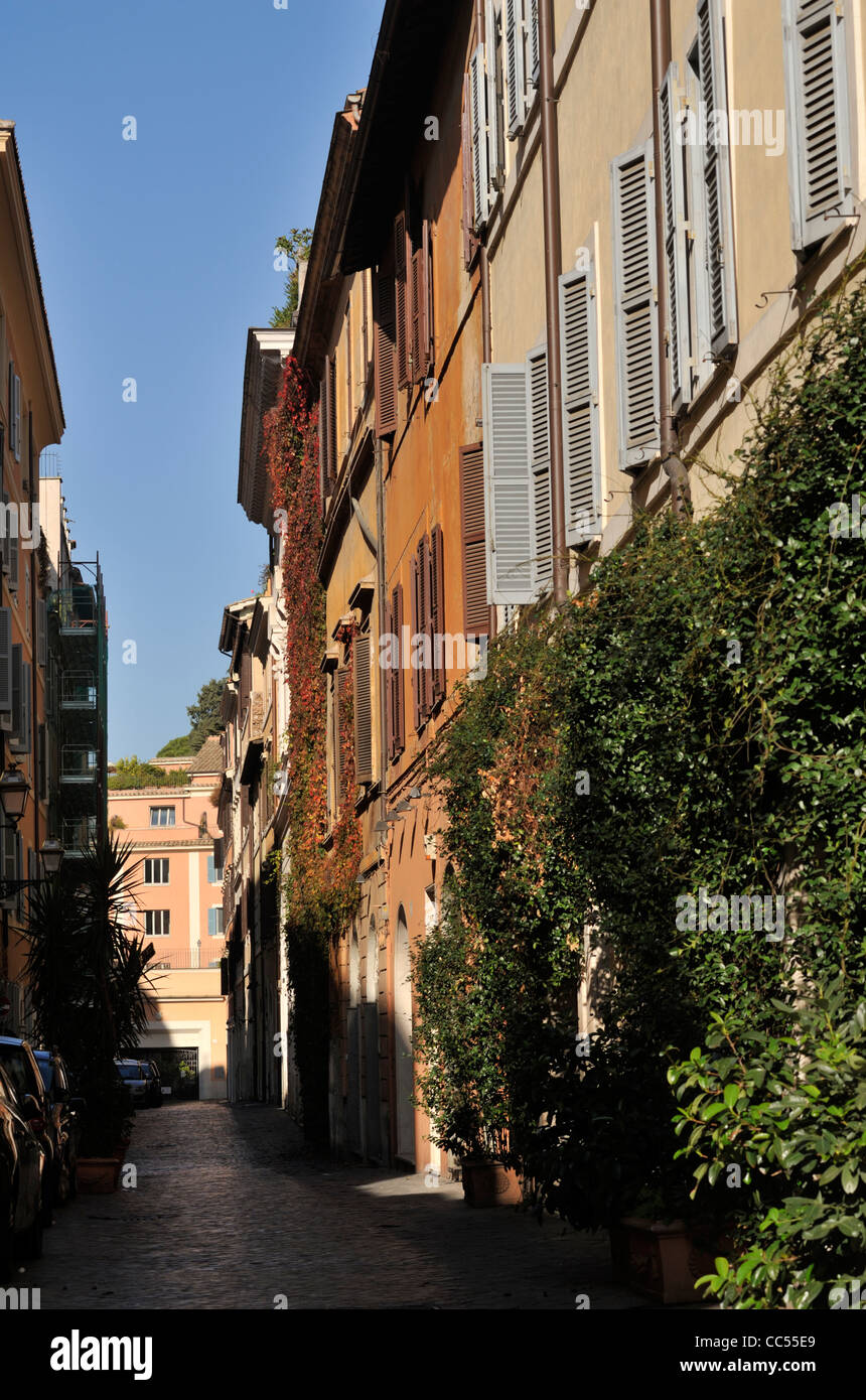 Via Margutta, Rome, Italy Stock Photo