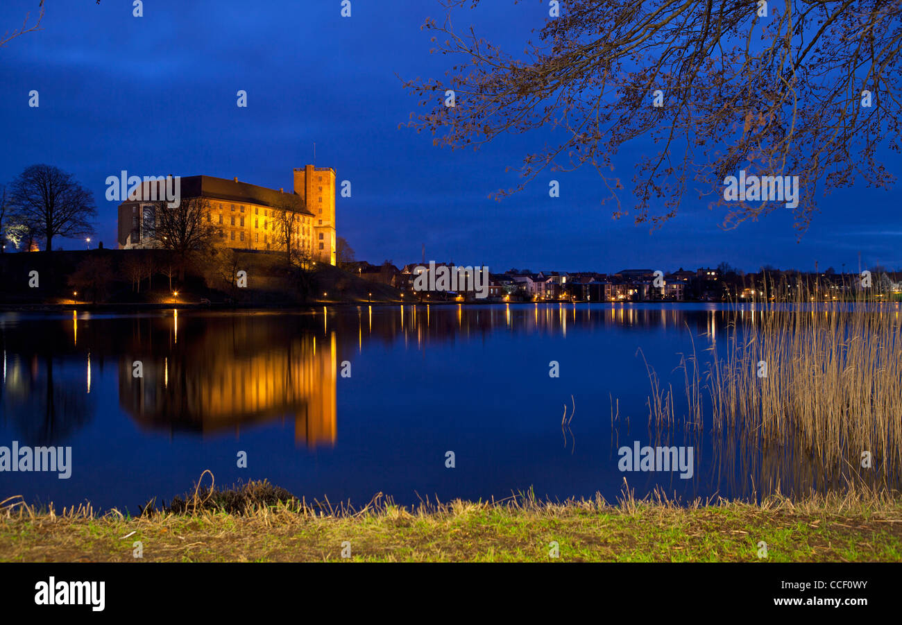 Koldinghus Castle at dusk, Kolding, Denmark, Europe Stock Photo