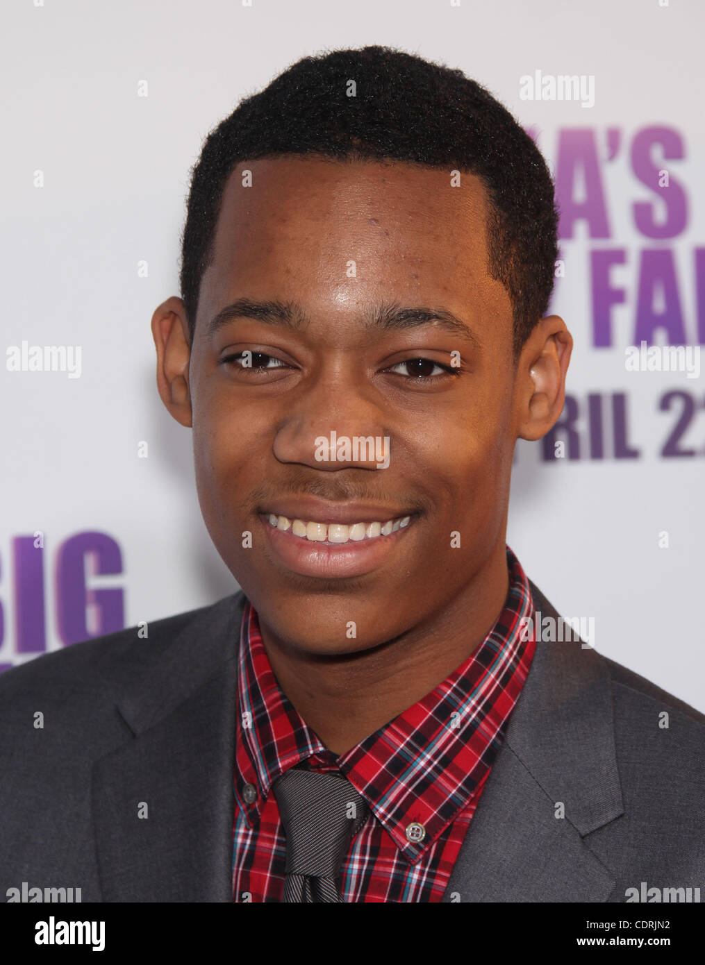 Apr. 19, 2011 - Hollywood, California, U.S. - TYLER WILLIAMS arrives for the premiere of the film 'Madea's Big Happy Family'  at the Cinerama Dome theater. (Credit Image: © Lisa O'Connor/ZUMAPRESS.com) Stock Photo